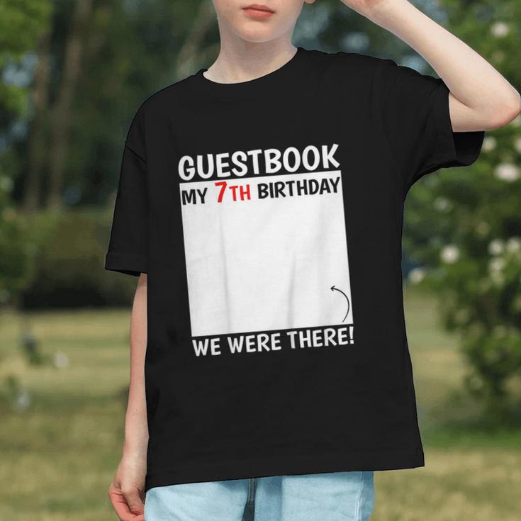 Guestbook 7th Birthday 7 Year Old Born 2018 Bday Graphic Youth Guestbook 7th Birthday 7 Year Old Born 2018 Bday Graphic Youth