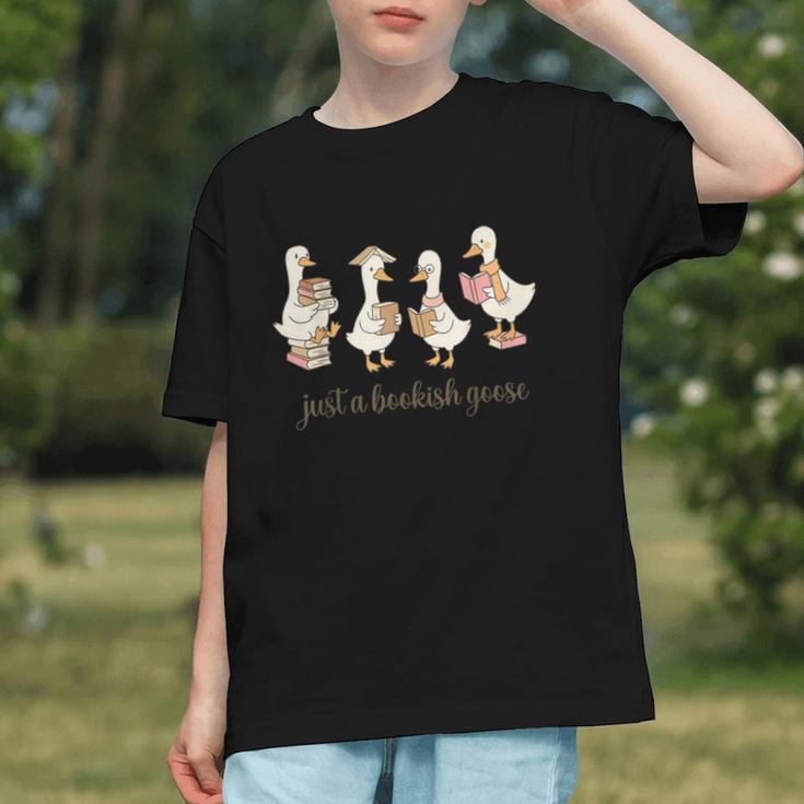 Just A Bookish Goose Goose Book LoverSilly Goose Book Club Graphic Youth Just A Bookish Goose Goose Book LoverSilly Goose Book Club Graphic Youth