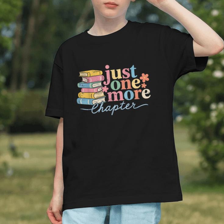 Just One More Chapter Floral Book Reading Teacher Bookworm Graphic Youth