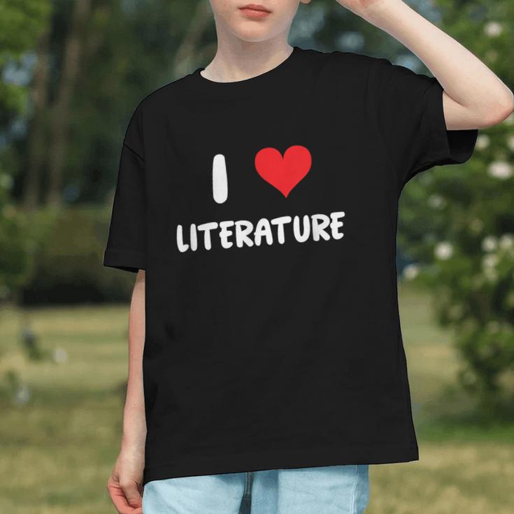 I Love Literature Heart Books Writing Reading Read Write Graphic Youth