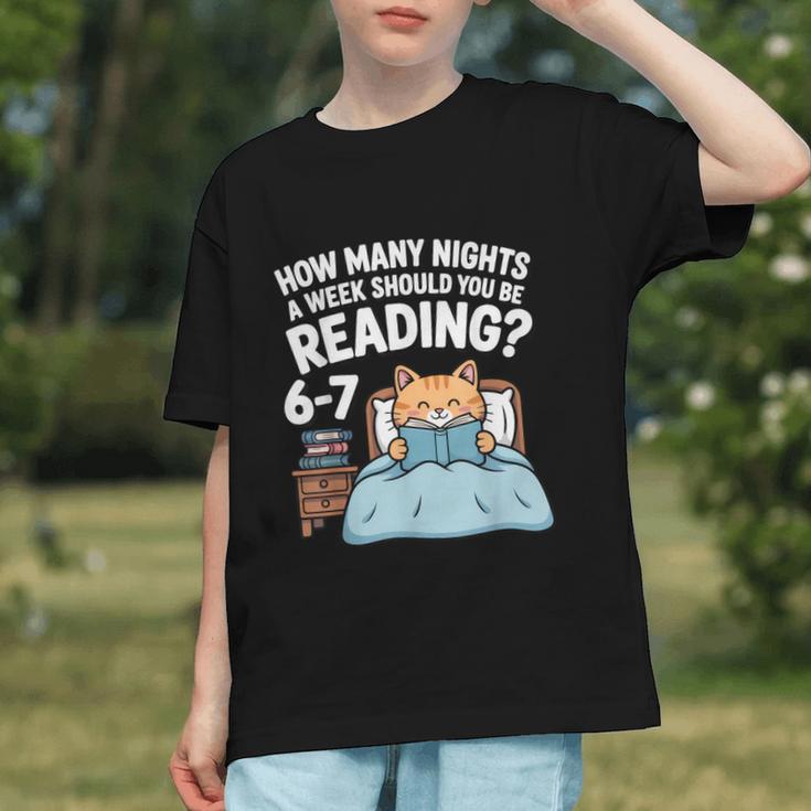 Orange Cat Reading Book 67 Six Seven Meme Graphic Youth