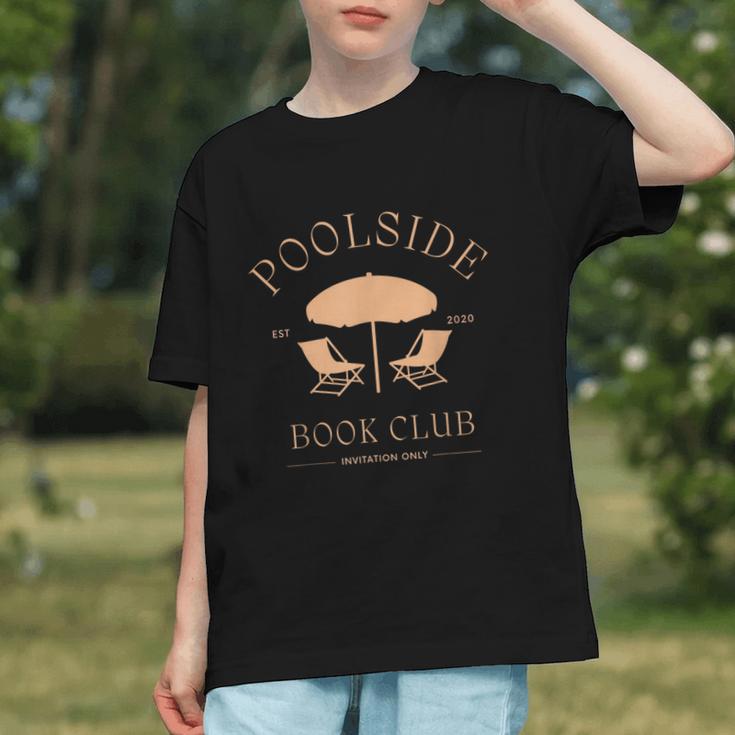 Poolside Book Club Summer Reading Book Lover Swimming Shirt For Men Women Graphic Youth