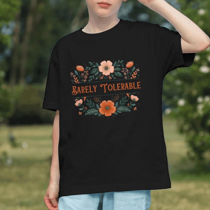 Pride And Prejudice Barely Tolerable Book Lover Bookish Graphic Youth