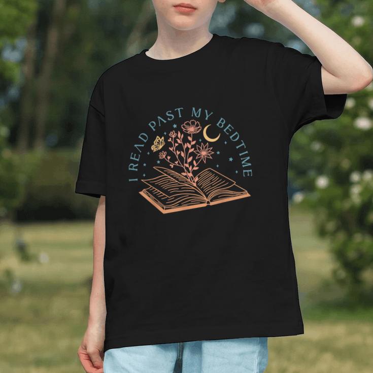I Read Past My Bedtime Book Flower Butterfly Moon Bookish Graphic Youth I Read Past My Bedtime Book Flower Butterfly Moon Bookish Graphic Youth