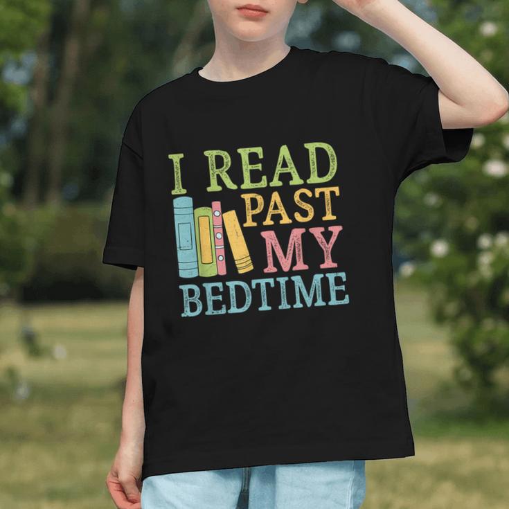 I Read Past My Bedtime Book Quote Humor Graphic Youth