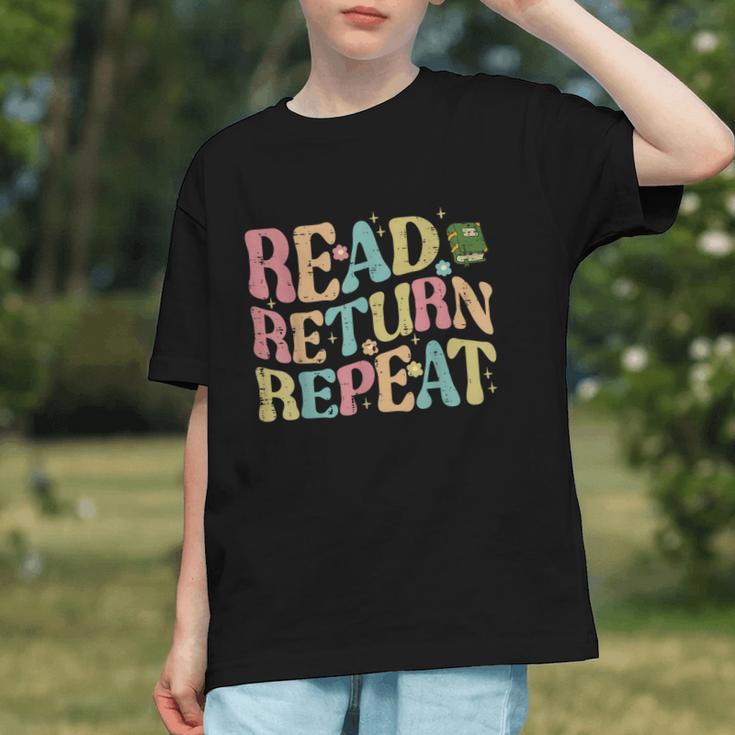 Read Return Repeat Read Reading Book Librarian Men Women Graphic Youth