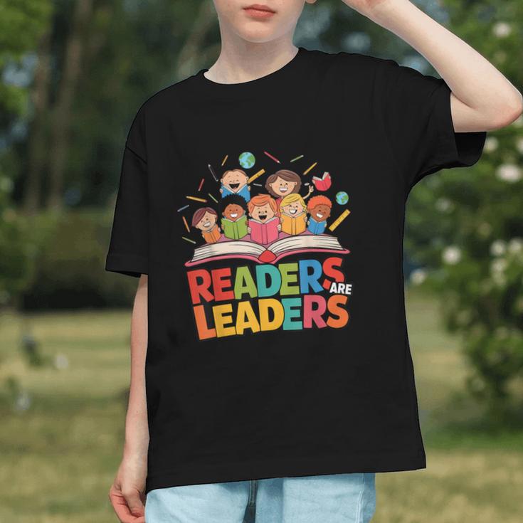 Readers Are Leaders Motivational Reading Book Quote Graphic Youth