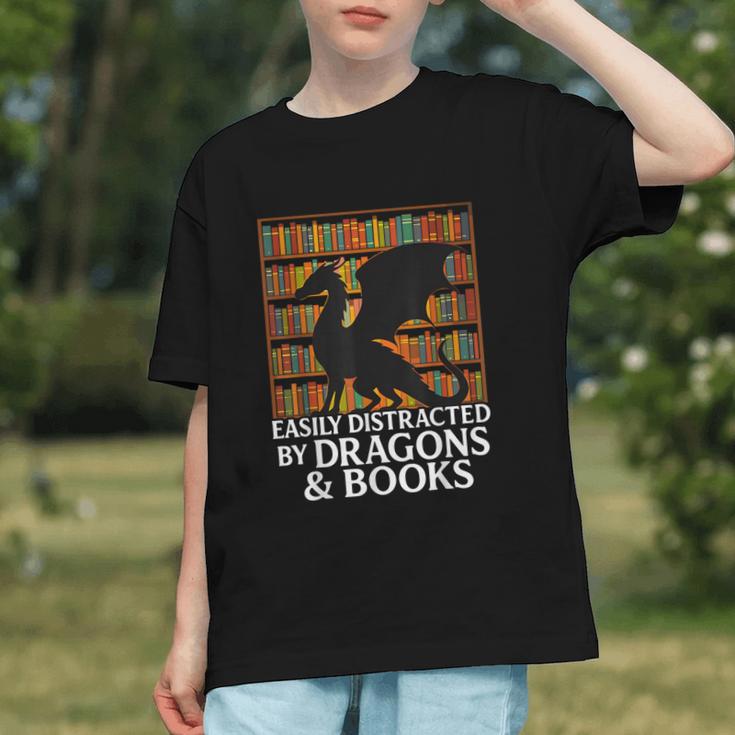 Reading Dragon Easily Distracted By Dragons And Books Graphic Youth Reading Dragon Easily Distracted By Dragons And Books Graphic Youth