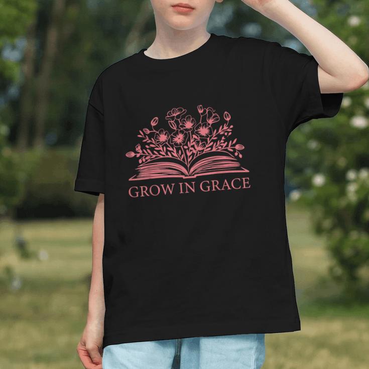 Retro Grow In Grace Wildflower Book Christian Bible Verse Graphic Youth Retro Grow In Grace Wildflower Book Christian Bible Verse Graphic Youth