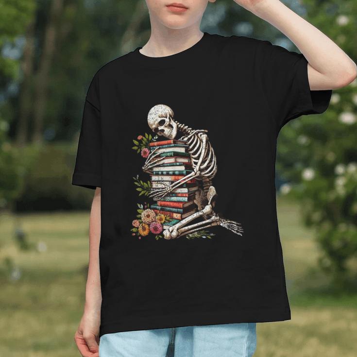 Skeleton Reading Book Halloween Bookworm Bibliophile Reader Graphic Youth Skeleton Reading Book Halloween Bookworm Bibliophile Reader Graphic Youth