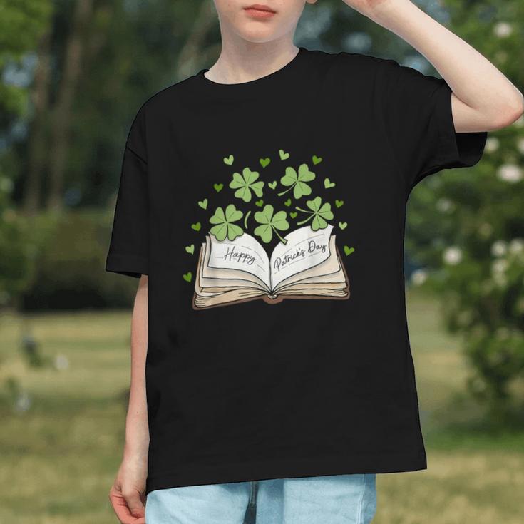 St Patricks Day Book Lover Librarian Reading Saint Pattys Graphic Youth
