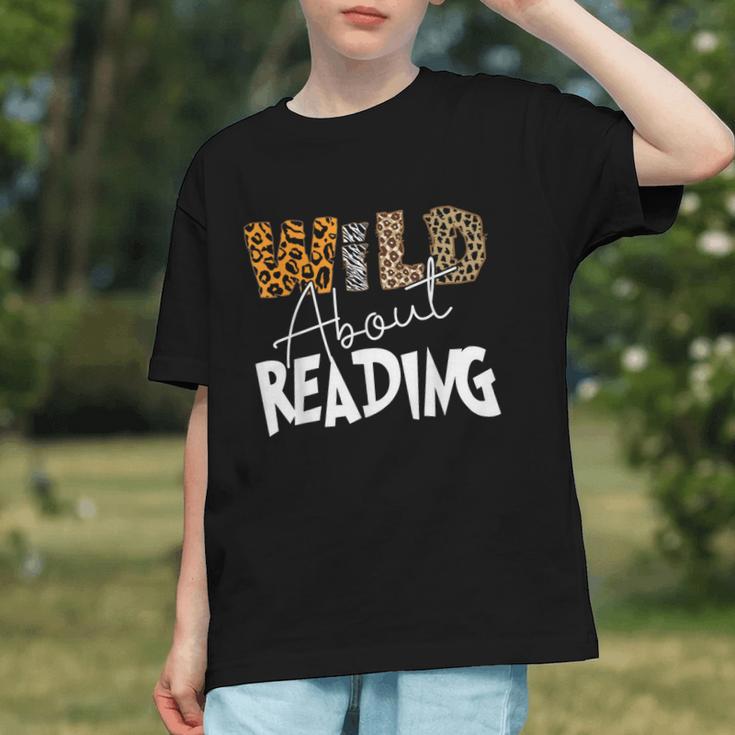 WILD ABOUT READING Reading Books Bookworm Library Day Graphic Youth