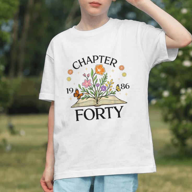 1986 Chapter Forty 40th Birthday Wildflower Book Graphic Youth