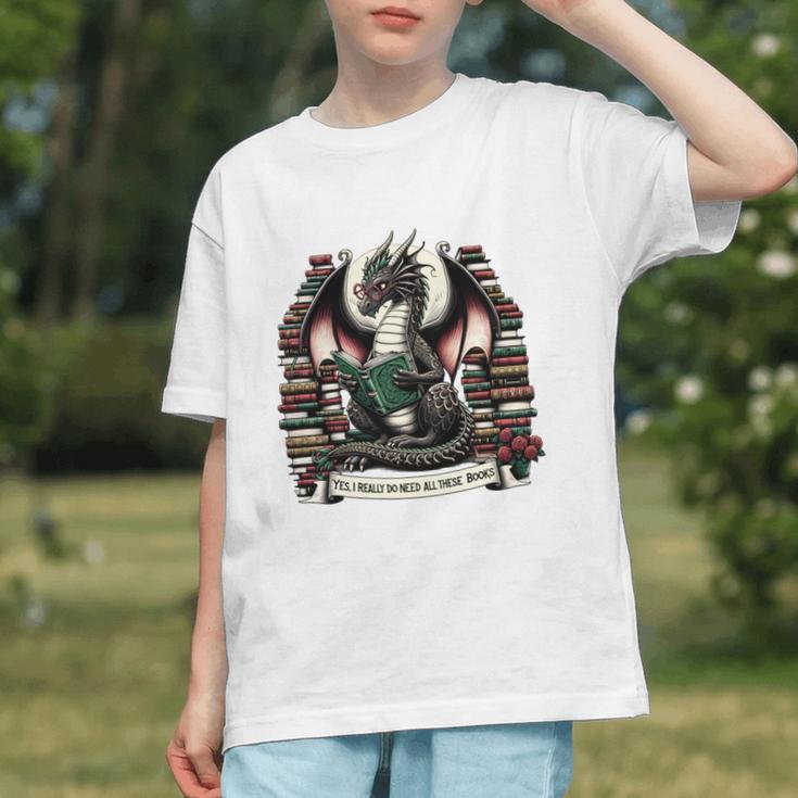Book Dragon Yes I Really Do Need All These Books Graphic Youth Book Dragon Yes I Really Do Need All These Books Graphic Youth