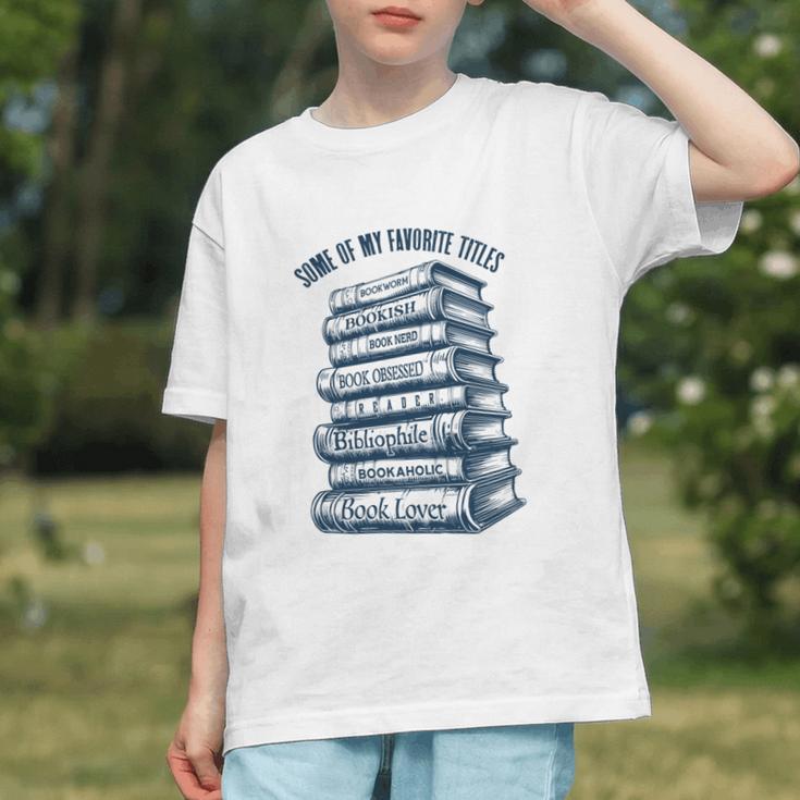 Book Lover Bookish Reader Bibliophile Book Nerd Titles Graphic Youth