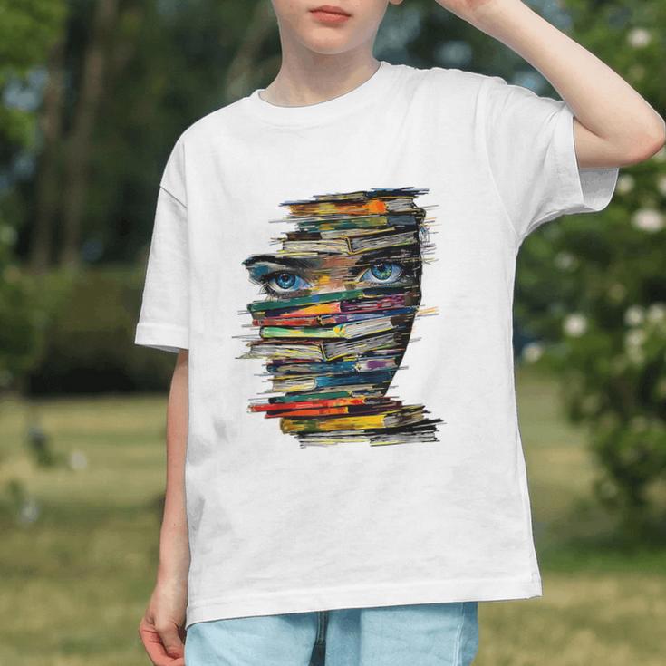 Book Women Graphic Art Colorful Eyes Graphic Youth