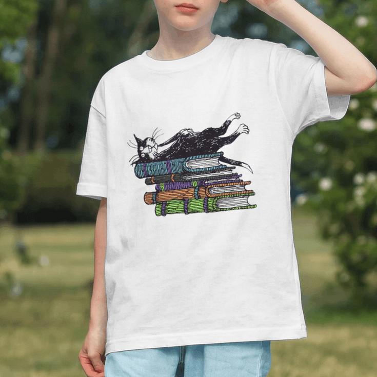 Books Cats Life Is Sweet Cats Books Lover Men Women Graphic Youth