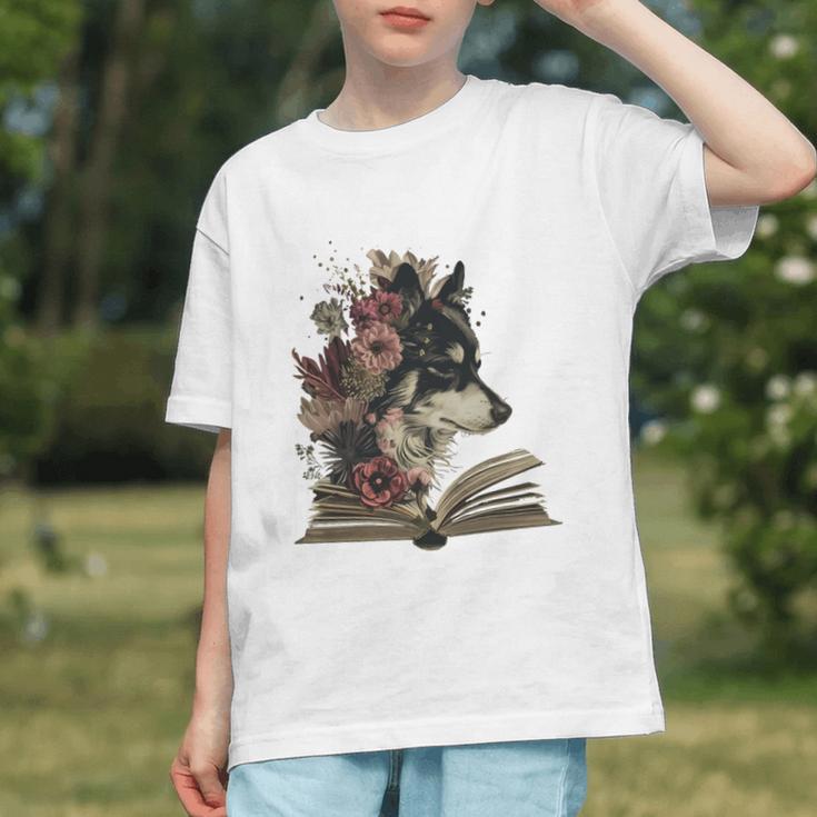 Dog Book Flower Graphic Youth Dog Book Flower Graphic Youth