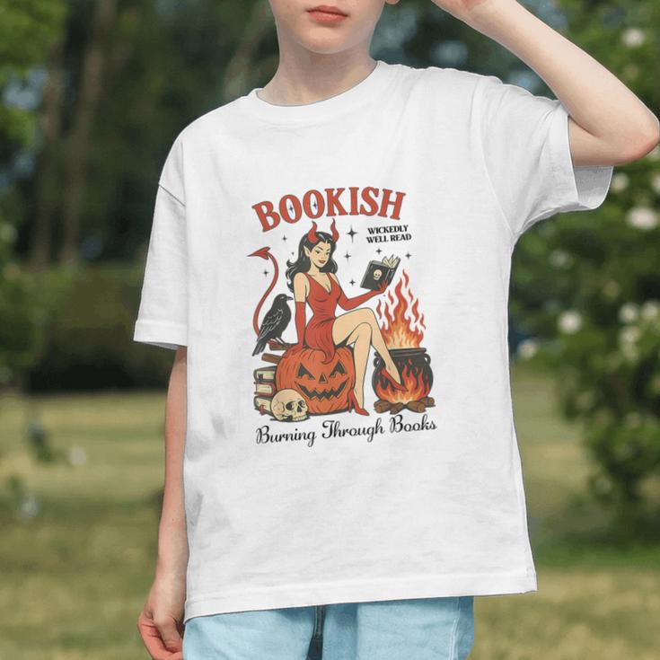 Halloween Bookish Witchy Book Club Hot Girls Read Graphic Youth