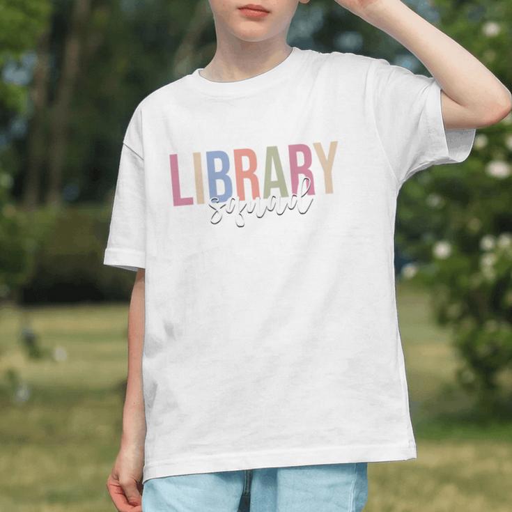 Library Squad Librarian Book Lover Bookworm Graphic Youth