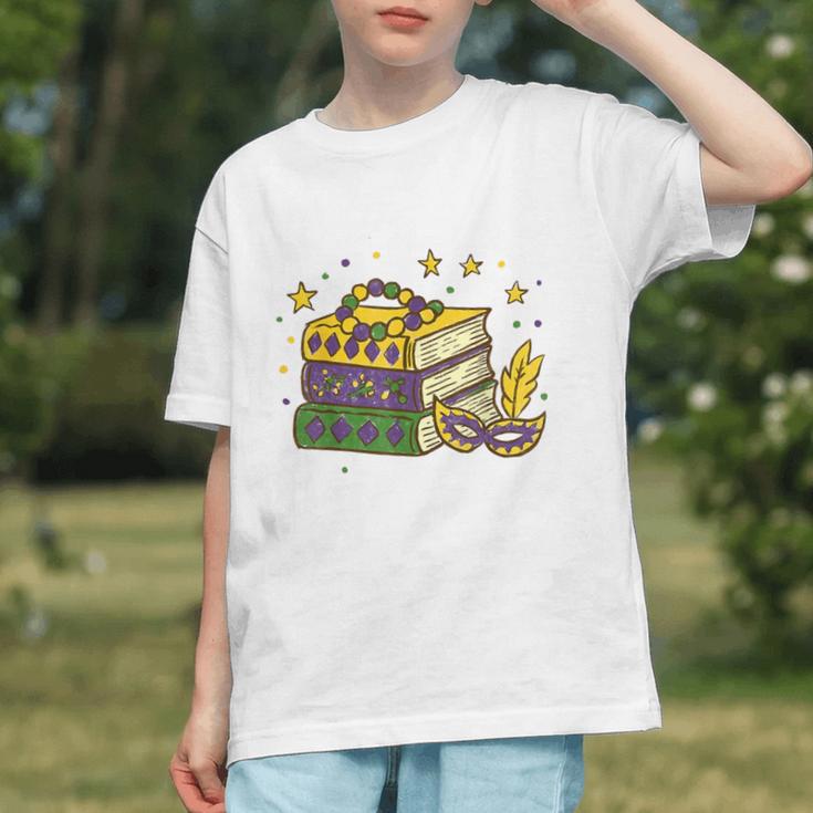 Mardi Gras Book Lover Reading Reader Men Women Kids Graphic Youth Mardi Gras Book Lover Reading Reader Men Women Kids Graphic Youth