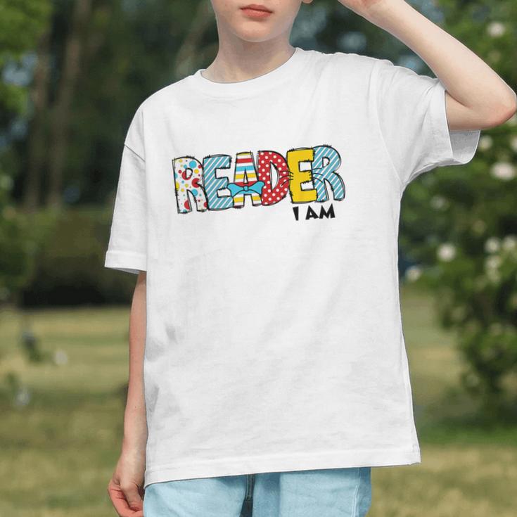 Reader I Am Bookworm Librarian I Heart Read Book Lover Graphic Youth