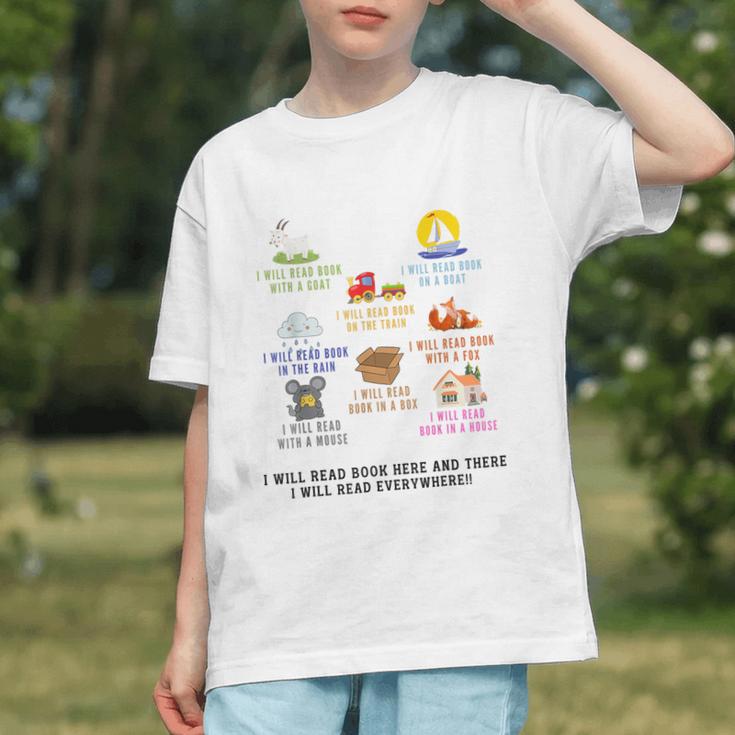 I Will Read Books On A Boat And Everywhere Reading Teachers Graphic Youth