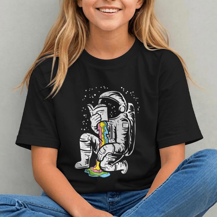 Astronaut Reading Book Space Galaxy Bookworm Men Women Kids Graphic Youth