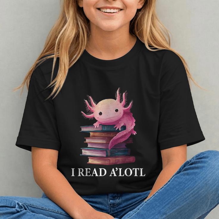 Axolotl Book Lover Librarian Reading Library Readers Graphic Youth