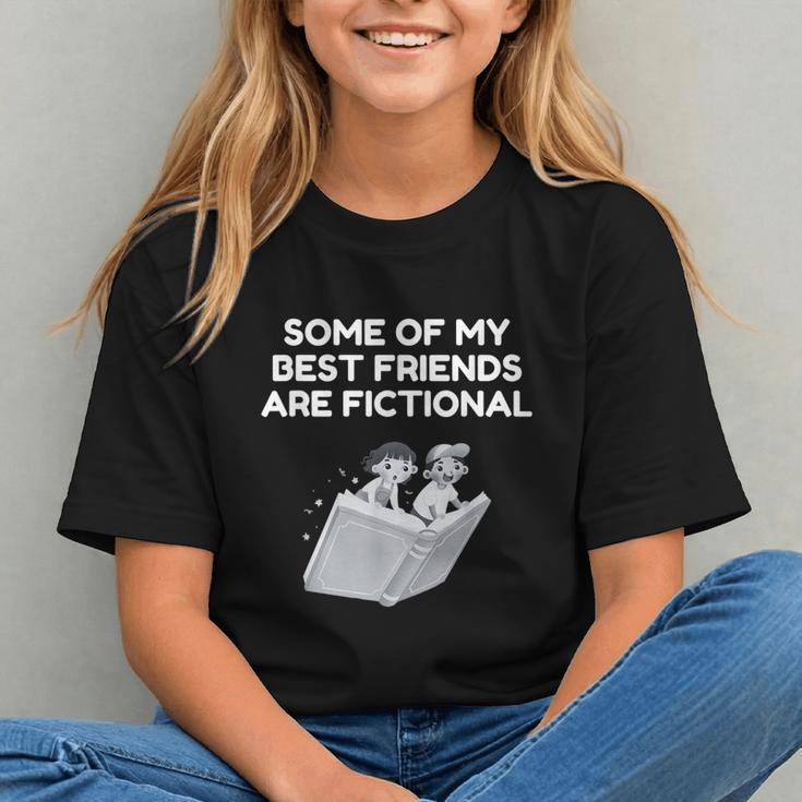 Some Of My Best Friends Are Fictional Book Lover Nerd Graphic Youth
