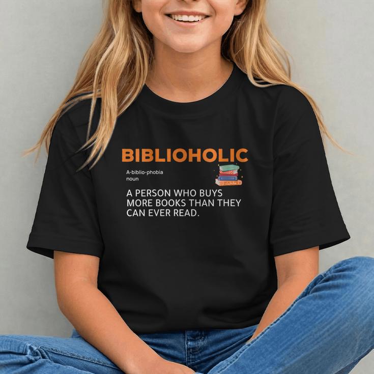 Biblioholic Definition Reading Nerd Book Lovers Geek Graphic Youth