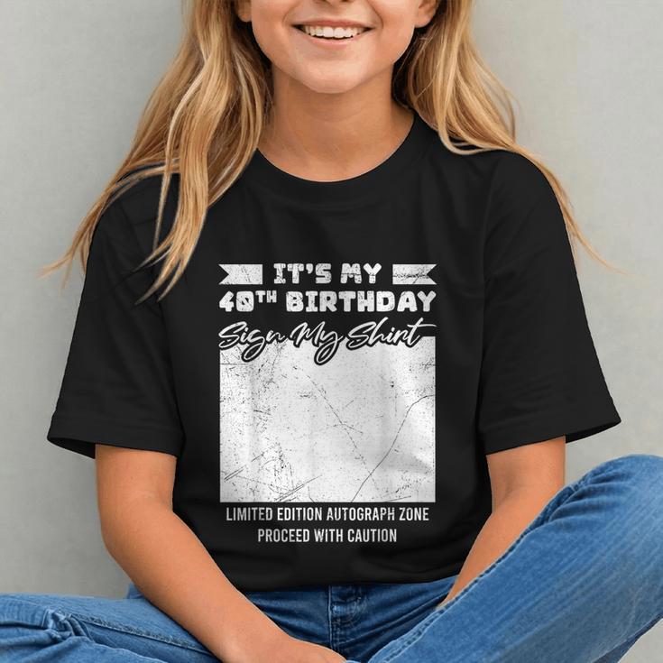Birthday It's My 40th Birthday Guest Book Birthday Party Graphic Youth