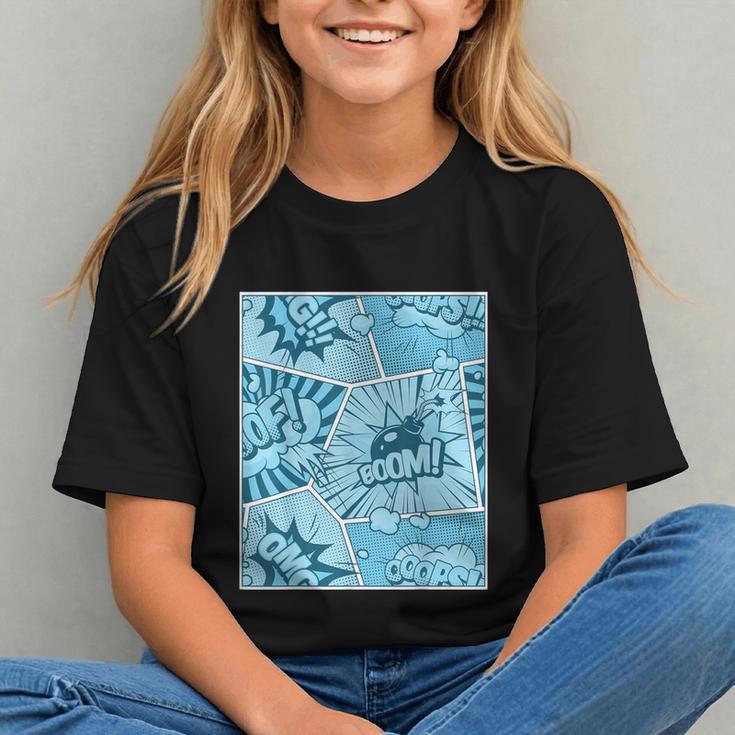 Blue Comic Book Blue Graphic Graphic Youth