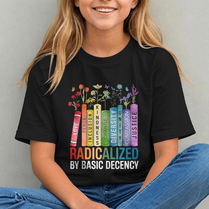 Book Flower Radicalized By Basic Decency Feminist Lgbt Graphic Youth