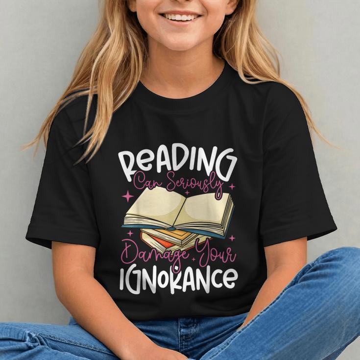 Book Reading Reading Can Seriously Damage Your Ignorance Graphic Youth