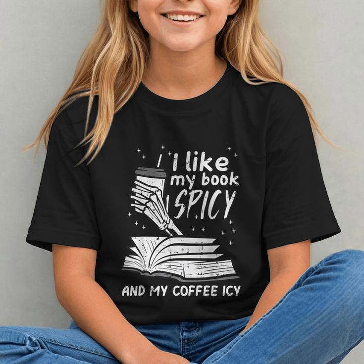 I Like My Book Spicy Read Reading Librarian Men Women Kids Graphic Youth