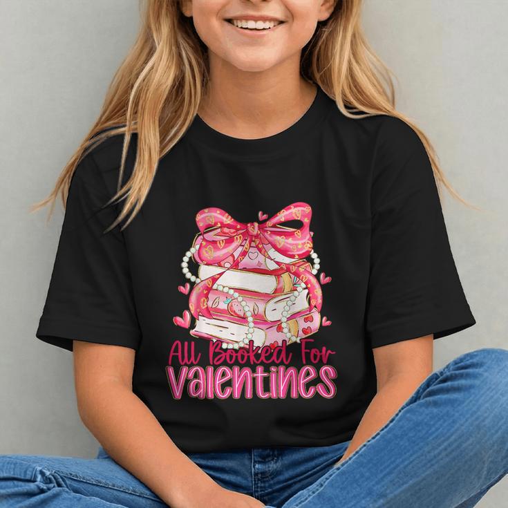 All Booked For Valentines Day Book Lovers Teacher Kids Graphic Youth