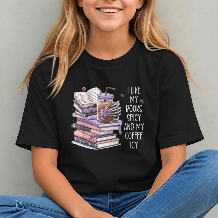 I Like My Books Spicy ShirtI Like Books Spicy & Coffee ICY Graphic Youth
