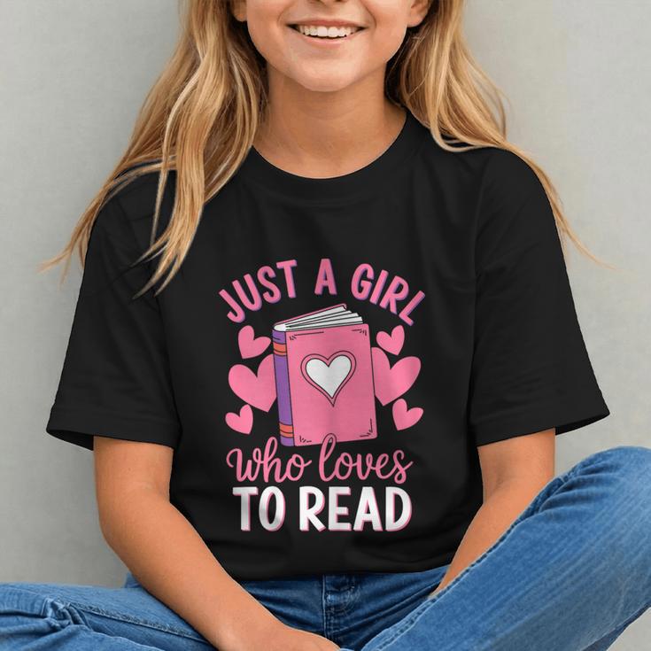 Bookworm Just A Girl Who Loves To Read Graphic Youth