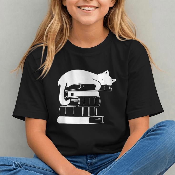 Cat Book Books And Cats Cat Lover Cat Mom Book Lovers Graphic Youth