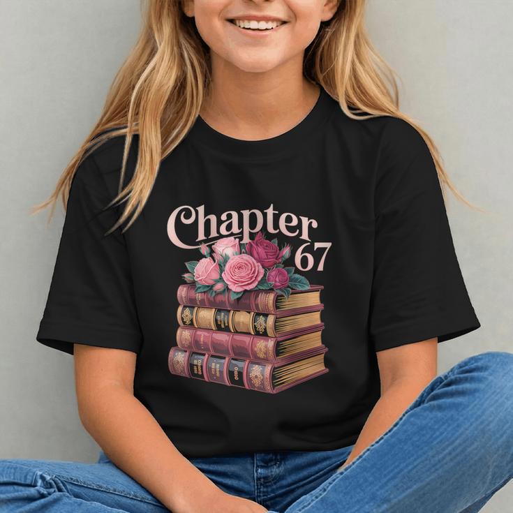 Chapter 67 Floral Book Stack Graphic Youth