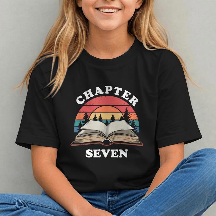 Chapter Seven Book Reading 7th Birthday 7 Year Old Graphic Youth