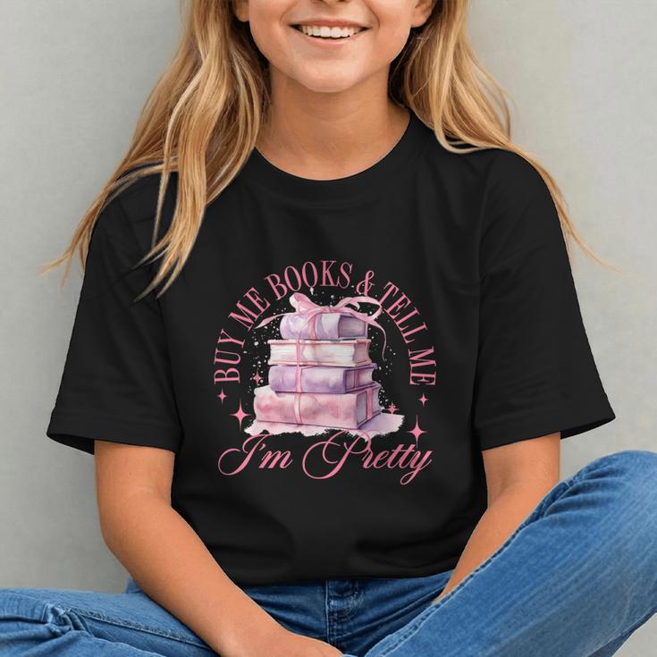 Coquette Aesthetic Bow Buy Me Books & Tell Me I'm Pretty Graphic Youth