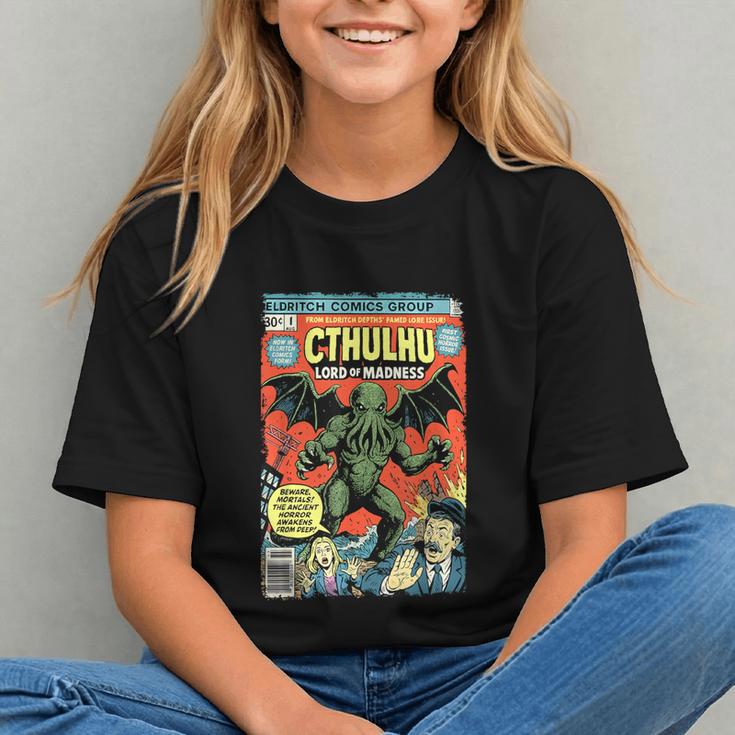 Cthulhu Lord Of Madness Vintage Comic Book Cover Graphic Youth