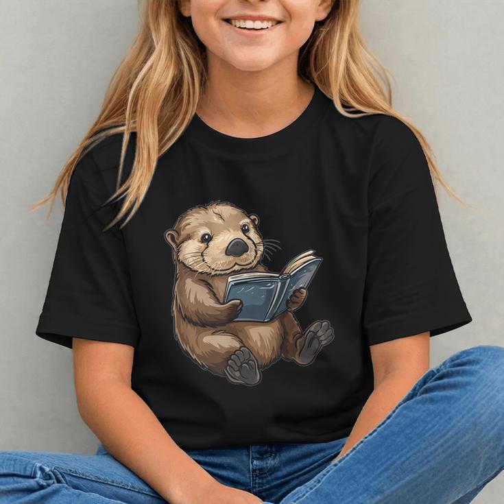Cute Book Sea Otter Graphic Youth
