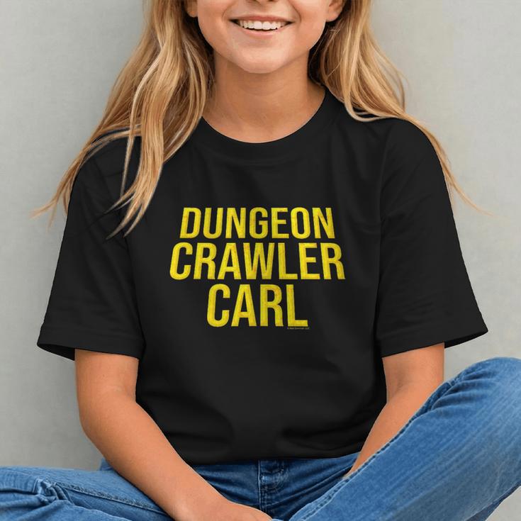 Dungeon Crawler Carl Yellow Text Logo LitRPG Series Book Graphic Youth Dungeon Crawler Carl Yellow Text Logo LitRPG Series Book Graphic Youth