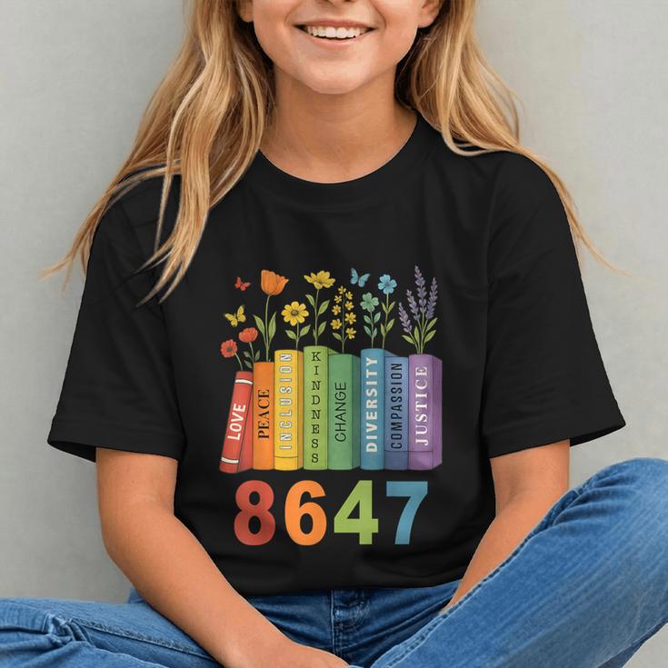 Equal Rights Book Flower Resist 86 47 Feminist Women Rights Graphic Youth