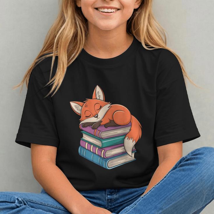 Fox Reading Book Pajama Sleep Graphic Youth