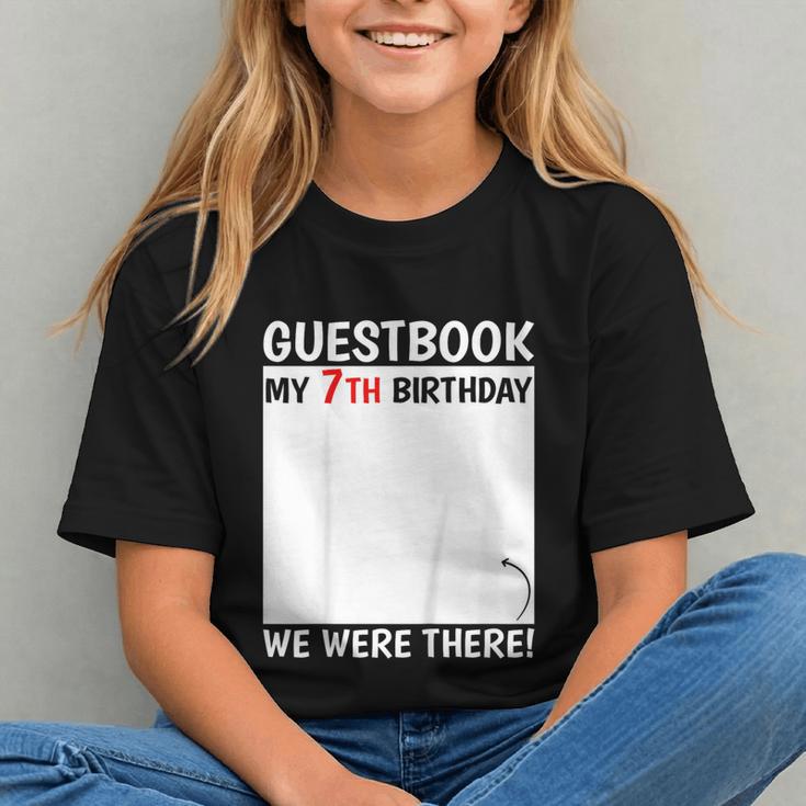 Guestbook 7th Birthday 7 Year Old Born 2018 Bday Graphic Youth Guestbook 7th Birthday 7 Year Old Born 2018 Bday Graphic Youth