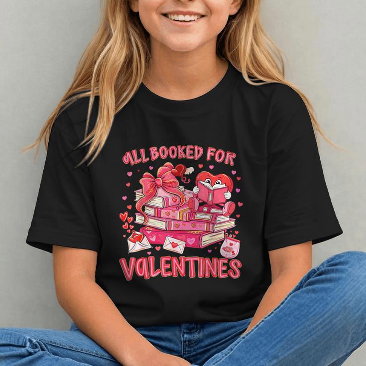 HUGvyn All Booked For Valentines Teacher Book Reading Heart Graphic Youth